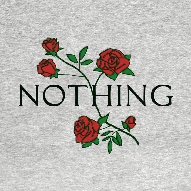 Nothing Rose Floral by dumbshirts